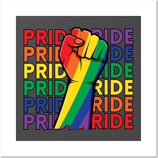 Pride Fist Posters and Art